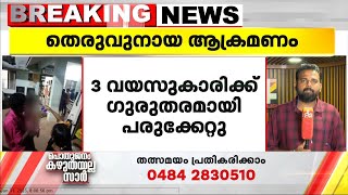 ചിറയിൻകീഴ് താലൂക്ക് ആശുപത്രിയിൽ മൂന്ന് വയസുകാരിയെ തെരുവ്നായ ആക്രമിച്ചു