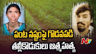 Deep tragedy in Adilabad district... Mother and son fight over crop loss... | Ntv