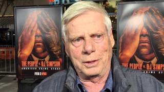 Robert Morse chats on red carpet for 'The People v. O.J. Simpson' premiere