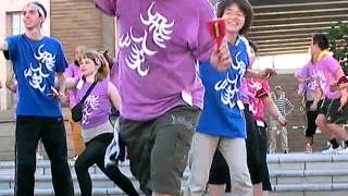 ＪＲ奈良駅（東）　飛び入り踊り隊　１（バサラ祭り２０１２）