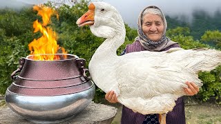 Grandma Ulduz's Secrets: A Giant GOOSE Turned Into A Delicious Recipe!