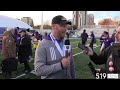 michael faulds post game interview after winning the yates cup