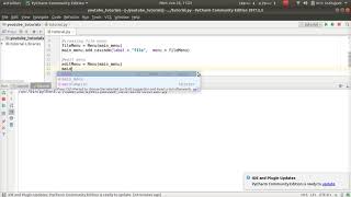 Python GUI Tutorial - 9 - creating drop down menus