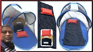 SLEEPING BAG,AIR PILLOW,MOSQUITO NET TENT (AIM EMPORIUM ) for camping