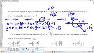 Trig and polar coordinates assignment discussion    12 4 24