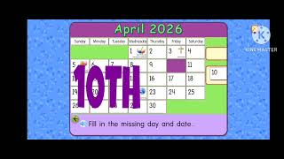 Starfall Calendar: 📅 April 10th