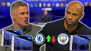 Thierry Henry and Carragher discuss Chelsea and Manchester City's form and the Title Race 🔥🏆