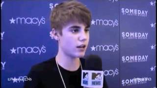 Justin Bieber Interview on Someday at Macy's