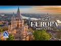 Europa: Top 25 Città e Posti Da Visitare | 4k Guida di Viaggio