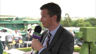 Richard Krajicek visits the Live @ Wimbledon studio