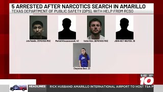 5 arrested after drugs, guns seized during search of Amarillo home