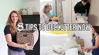 Declutter Motivation [8 DECLUTTERING Tips To START NOW]