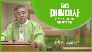 2023년 9월 3일 연중 제22주일 매일미사ㅣ조학문 바오로 신부 집전