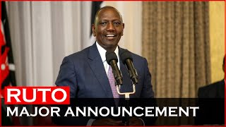 NEWS IN: President Ruto Makes Major Announcement | News54