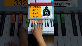 FADED  // Alan Walker (PIANO TUTORIAL) EASY Piano Fácil Con Números