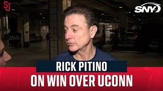 Rick Pitino on St. John's regular season sweep of UConn | SNY