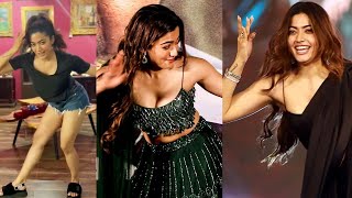 Rashmika Mandanna Dance To Saami Saami Song Compilation|Allu Arjun|Samantha|DSP|Mounika Yadav
