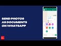 How to send photos as documents in WhatsApp on Android