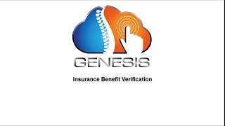 Insurance Benefit Verifications options with Genesis Chiropractic Software and Billing Network