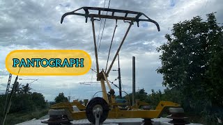 Train Pantograph Movement | How train gets Electricity | Indian Railways | Railway Traction #shorts