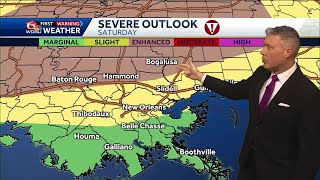 Weather Alert Day for dense fog and possible severe storms