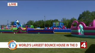 Live in the D: World's Largest Bounce House in the D