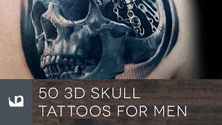 50 3D Skull Tattoos For Men