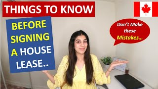 House Lease Agreement in Canada 🤔🇨🇦 | Things to Know Before Signing a Lease | Sangz Stories | Vlog