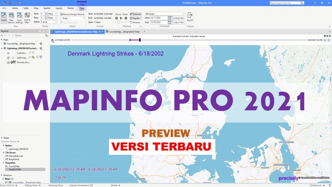 Preview Mapinfo Pro Terbaru Versi 2021 - YouTube