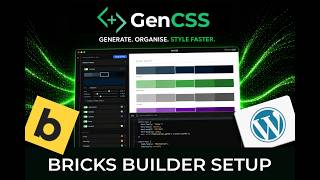 New CSS Framework for Wordpress | GenCSS Bricks Builder Setup
