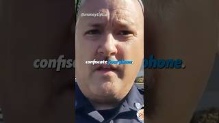 Cop Intimidation Fail Turns Into Walk Of Shame 😂 full vid: press nh now