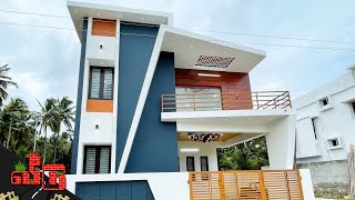 3.6 சென்ட்டில் அழகான வீடு | Contemporary Style 3BHK Luxury Duplex House | Veedu 218