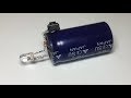 Capacitor as battery , How to make an emergency flash light using capacitor by toptech