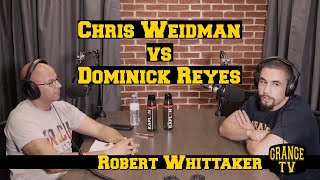 Robert Whittaker predicts Chris Weidman vs Dominick Reyes UFC on ESPN 6