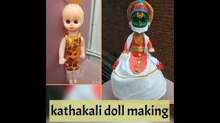 How to make kathakali dancing doll