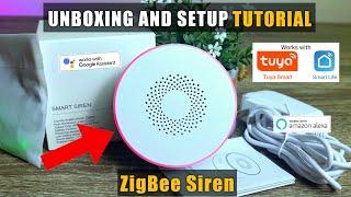 Tuya ZigBee Siren Sound and Light Alarm | Reyzz Tech