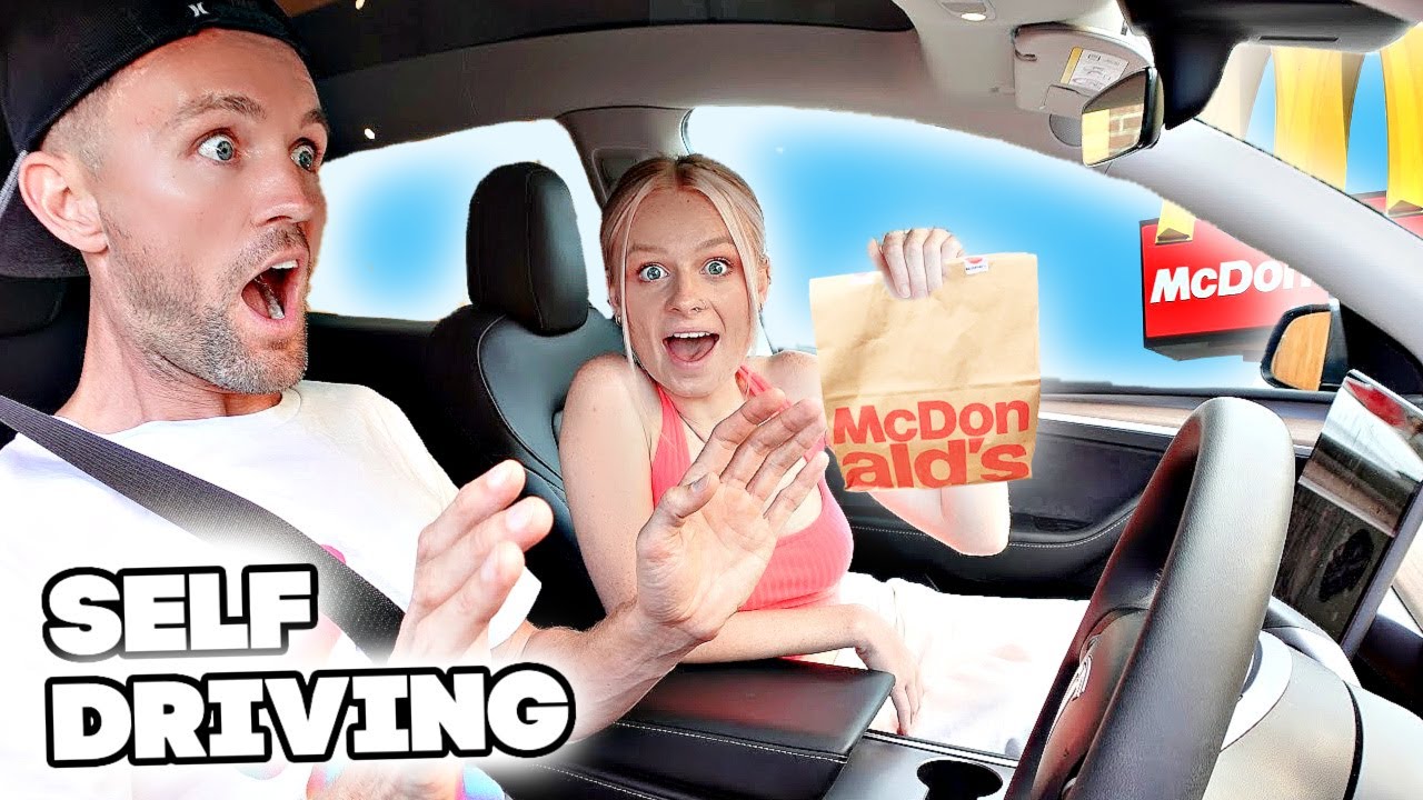 Letting OUR TESLA DECIDE WHAT WE EAT for 24 hours! | Family Fizz