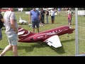 twin turbine passenger rc jet starts up and flies airliner meeting 2024