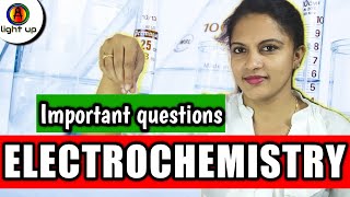 Electrochemistry important questions, class 12