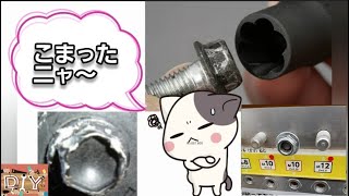 なめたナットの外し方【ナットツイスター】