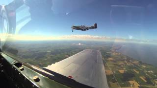 1944 P-51 D Mustang ride at EAA AirVenture 2013 - Oshkosh, Wisconsin