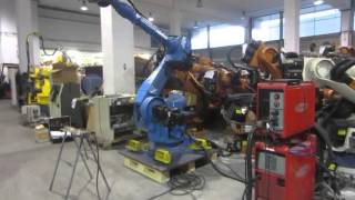 Used Motoman UP165 XRC with Fronius TPS 4000 welding machine at Eurobots.it