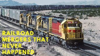 Railroad Mergers that Never Happened