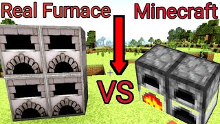 🔴 #MINECRAFT: Realistic VS Normal Minecraft Furnace || By #Andreobee Pro AP S7