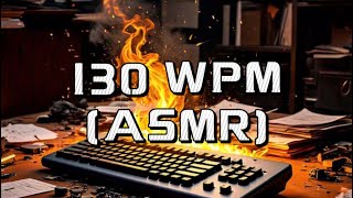 Teenager Types 130 WPM on MacBook Air (ASMR)