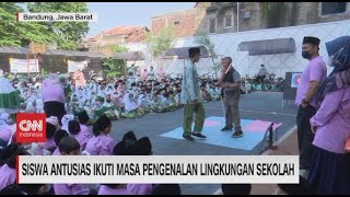 Siswa Antusias Ikuti Masa Pengenalan Lingkungan Sekolah