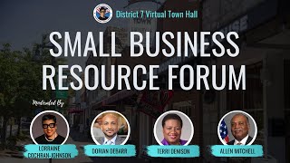 2020 DeKalb County District 7 Virtual Small Business Resource Forum \u0026 Town Hall