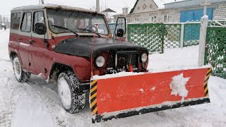 ВЫ ТАКОГО ЕЩЁ НЕ ВИДЕЛИ! СНЕГОВОЙ отвал на ГИДРАВЛИКЕ!!