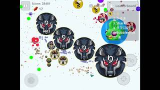 【Agario Mobile】ペアで鯖荒らしまわってみた❗️不調だから足引っ張りまくり🥶