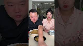 Prank husband: secretly hide the braised pork so that the stupid husband can't eat it #funny #food